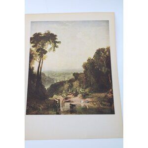 Crossing the Brook Turner British School Print Vintage 94076